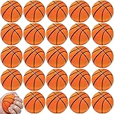 30PCS Large 2.5inch Squeeze Basketball Ball,Stress Sports Ball,Mini Foam Balls Anxiety Stress Relief for Basketball Party Favor Decoration Sports Theme Game Kids Prizes