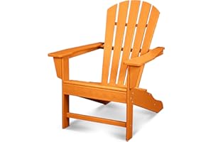 POLYWOOD® Shore Line Adirondack Chair, Tangerine