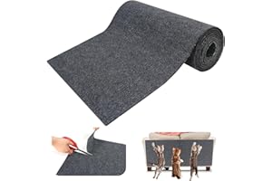 STRDFEVE 98”x15.4''Cat Scratching Mat,Self-Adhesive Cat Scratcher Carpet,Cat Tree Shelves Cover Replacement,Trimmable Cat Scratcher Pad for Furniture,Sofa,Wall,Couch,Door,Corner