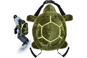 Hungdao Protective Gear Cute Turtle Butt Pads for Skating Tortoise Tailbone Protector Padded Turtle Snowboarding Pad 3D Hip Protectors for Adults Skiing Roller Protection