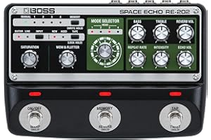 BOSS RE-202 Space Echo | Tape Echo Delay Reverb Effects Pedal | Modern Recreation of the Legendary Roland RE-201 Space Echo | True Stereo | Spring Reverb | Wow & Flutter