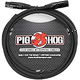 Pig Hog PHM6 High Performance 8mm XLR Microphone Cable, 6 Feet