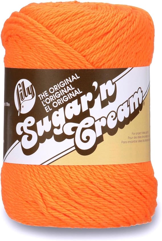 Lily Sugar N Cream - Madeja de algodón, Hot Orange, 2.5 oz: Amazon.es: Hogar