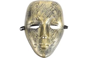 Beavorty Halloween Mask Party Carnival Props Mask for Women Female Women Full Face Masquerade Party Decorative Festival Supplies Prop Cosplay