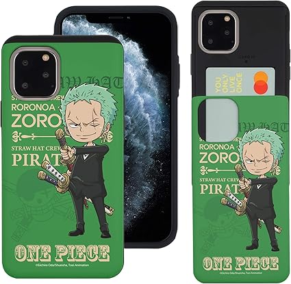 Amazon Co Jp Iphone 11 Pro ケース と互換性があります One Piece ワンピース カード スロット ダブル バンパー スマホ ケース アイフォン 11 プロ ケース 5 8 フル ロロノア ゾロ 並行輸入品 家電 カメラ