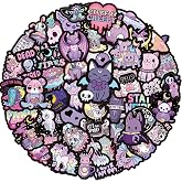 Gothic Stickers, 50PCS Waterproof Vinyl Stickers for Water Bottles, Notebooks, Laptops, Phone Cases, Decorative Gifts for Teen Woman
