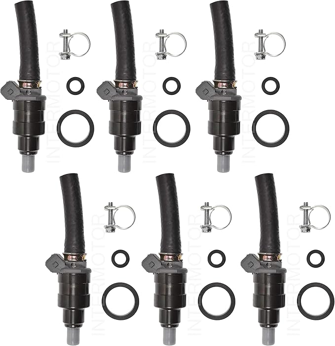 Set of 6 Standard Fuel Injectors for BMW E12 528i E23 733i