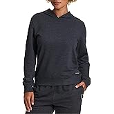 bebe French Terry Hoodie for Women, Pullover Sweatshirt, Loungewear Valentines Gifts for Her