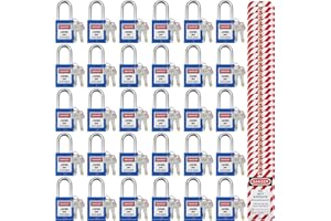 JOJOMARK Lockout Tagout Locks, Safety Padlocks, Loto Locks Keyed Differently Lock Out Tag Out Device Plastic with Lockout TagOut Tags Kits