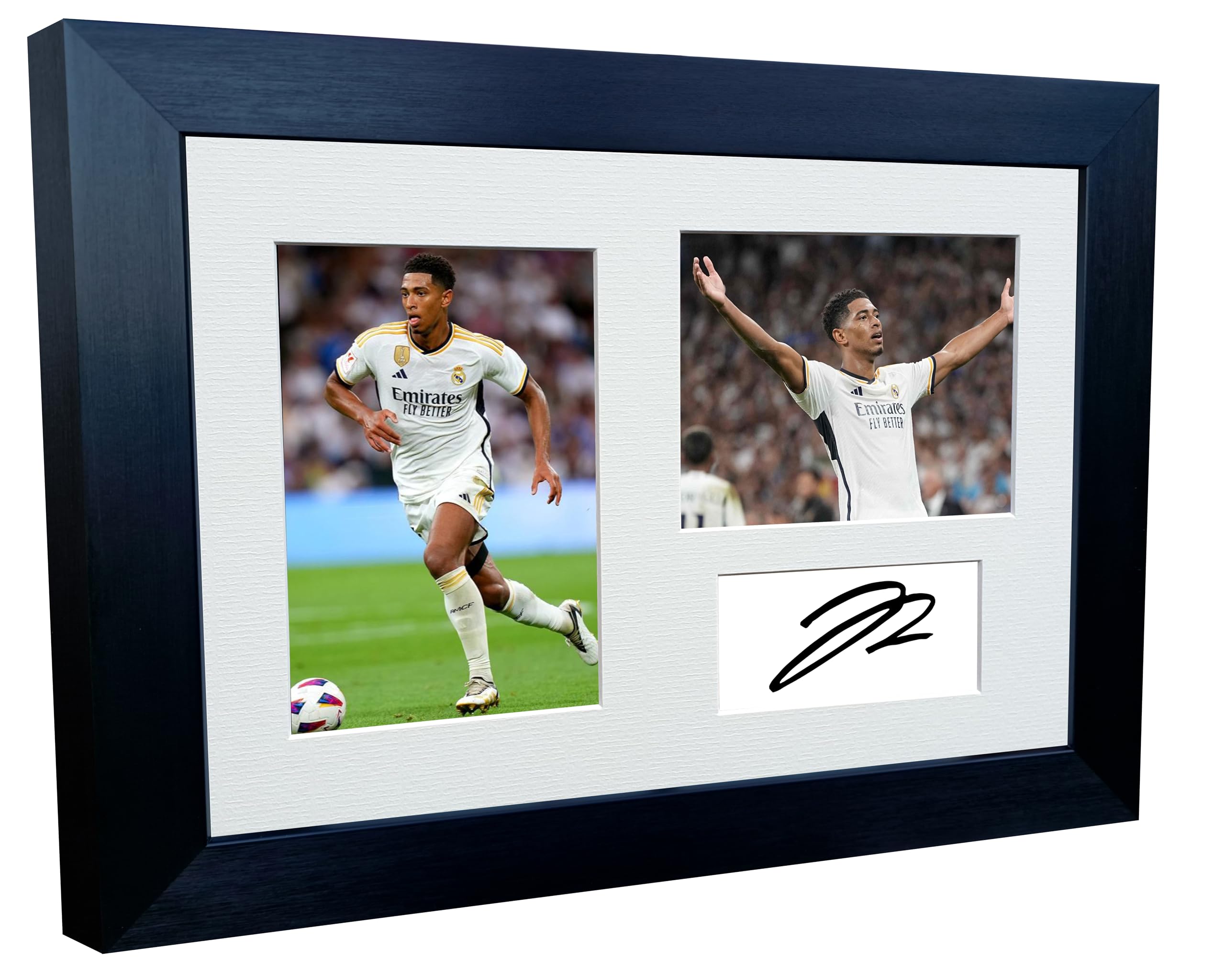 Kitbags & Lockers 12x8 A4 Jude Bellingham Real Madrid Autographed Signed Photo Photograph Picture Frame Football Soccer Poster Gift