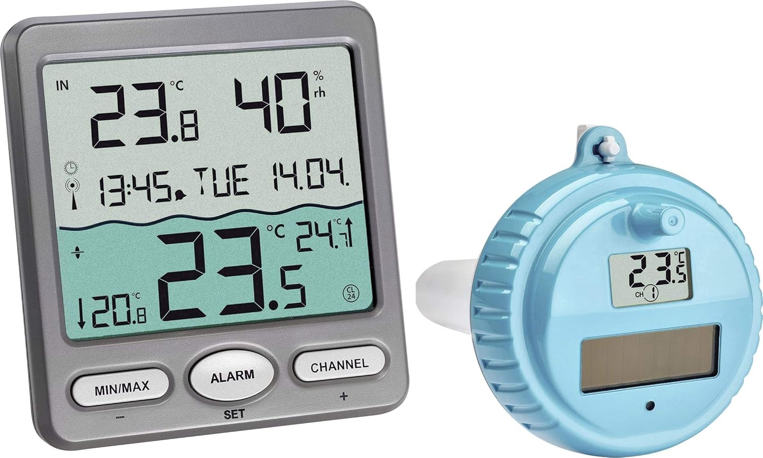 TFA Dostmann draadloze thermometer INFO, 30.3065.02, Binnenklimaatcontrole door temperatuur en
