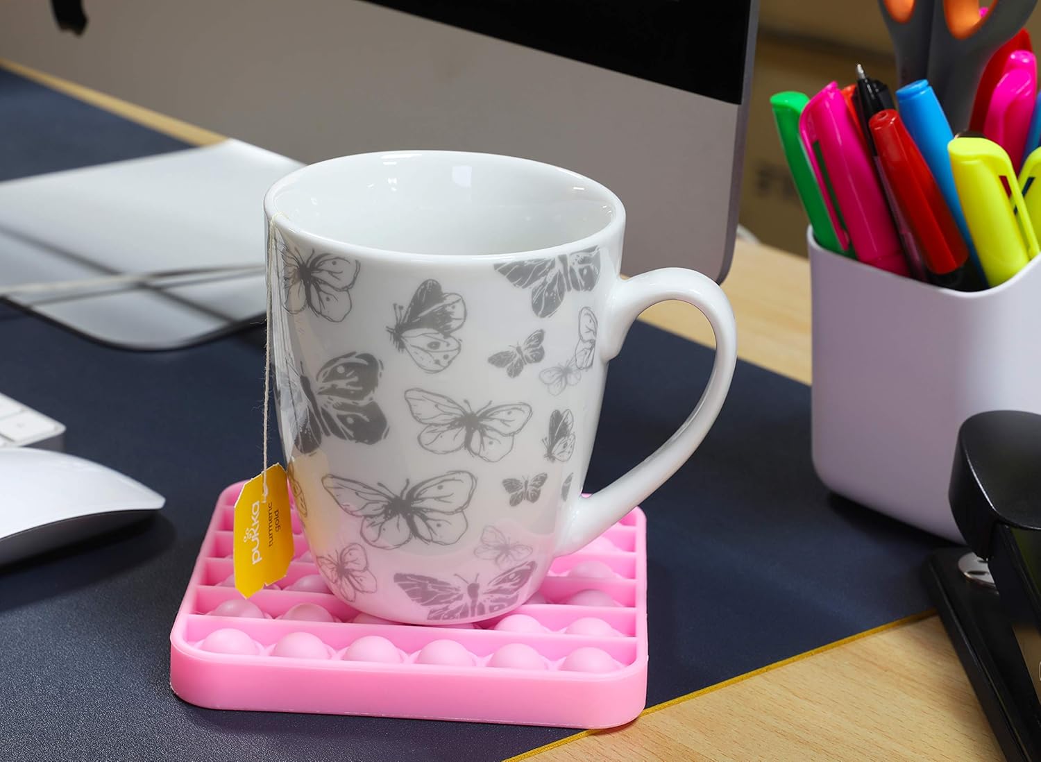 Toyland® Arc-en-Ciel Jouet Fidget Sensory Bubble Pop Bubble De Couleur (Carré