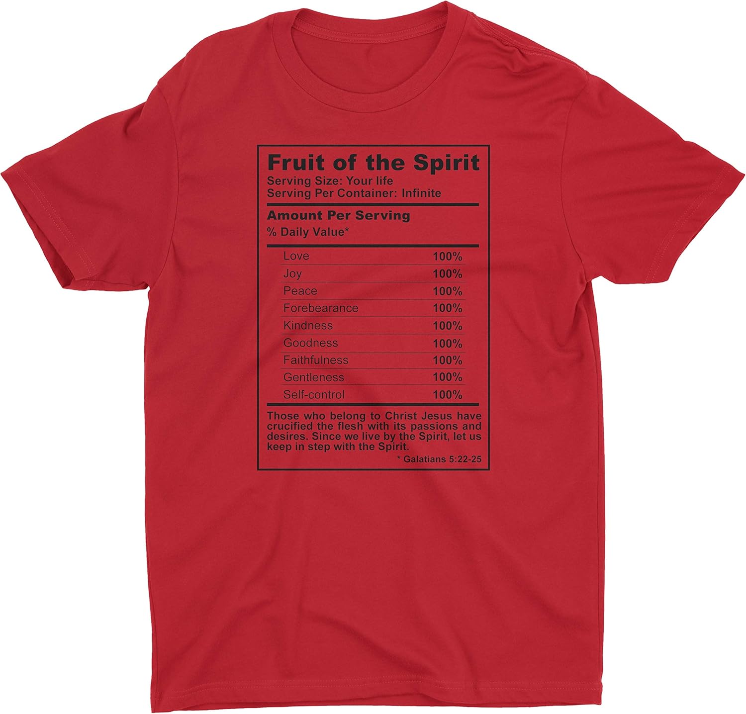 Aprojes Fruit of The Spirit Christian TShirt Jesus Faith