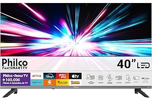 Smart TV 40" Philco Roku TV HDR10 Dolby Áudio P40CRA