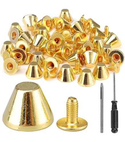 Rivets En Laiton 12x8mm Pour Sacs & Maroquinerie - Lot De 4 - Neuf UXcell