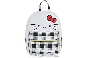 Fast Forward Sanrio Hello Kitty Backpack for Women, Men, Unisex | Cute PU Leather 10" Hello Kitty Mini Backpack Purse Shoulder Purse | Hello Kitty Bag and Hello Kitty Accessories