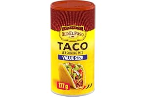 OLD EL PASO - VALUE SIZE PACK - Taco Seasoning Mix Original, No Artificial Flavours, No Artificial Colours, 177 Grams Package