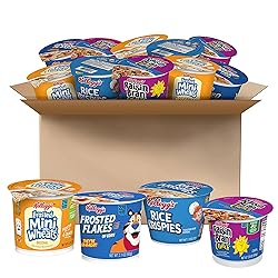 Kellogg's Cold Breakfast Cereal Cups, Bulk Pantry