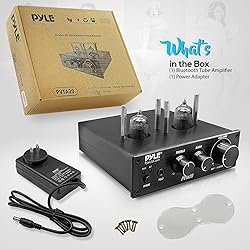 Pyle Bluetooth Tube Amplifier Stereo Receiver