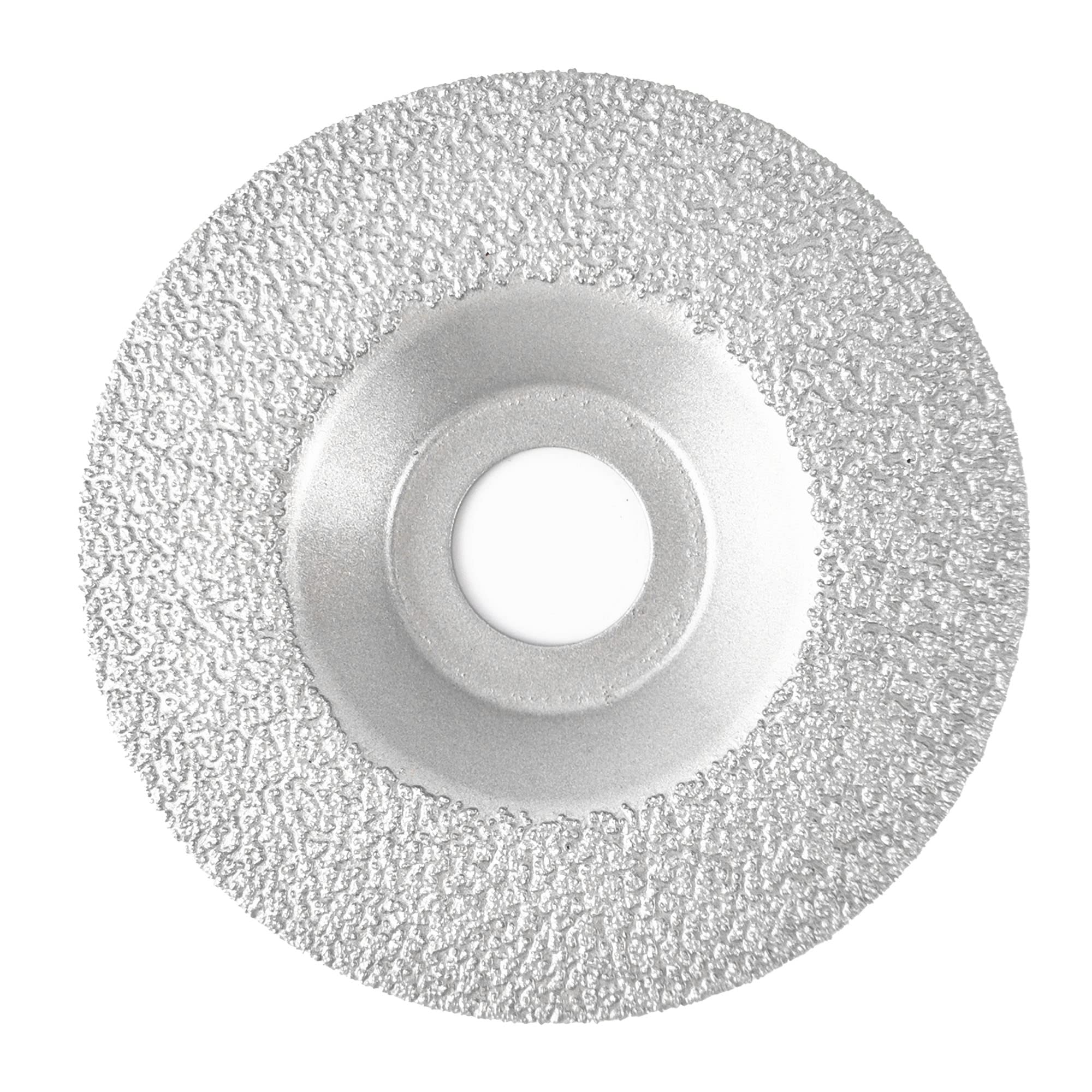 NBB Brazed diamond disc, high efficiency and long life, dry grinding on granite, marble, ceramic, tile, porcelain, natural stone, 22.23 mm shaft, connected to angle grinder (Coarse, 1)