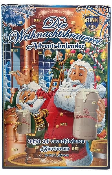 Drinks & Fun - Die Weihnachtsbrauerei Bier-Adventskalender 7,9% Vol. - 24 x 0,5l Dosen inkl.Pfand
