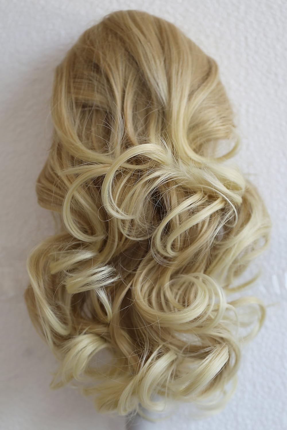 CAISHA 12" Hair Piece Braid Ponytail Extension Voluminous Wavy Blonde Mix PH208, 12 inch