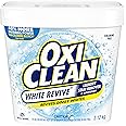 OxiClean White Revive Enzyme Laundry Stain Remover Powder, Effective on Grease, Blood, Wine Stains and More - Colour Safe, Ch
