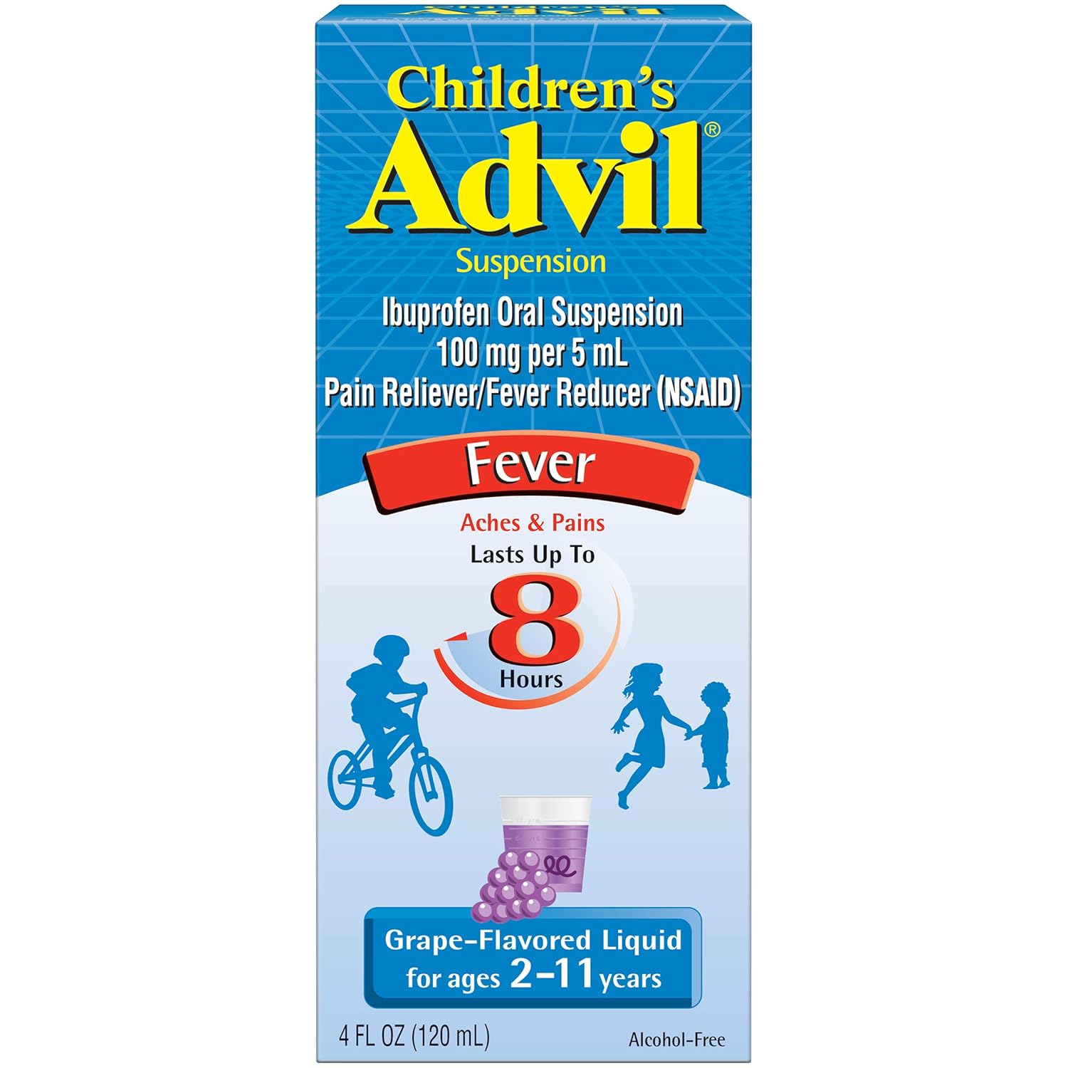 Children’s Advil Liquid Pain Relief Medicine and Fever