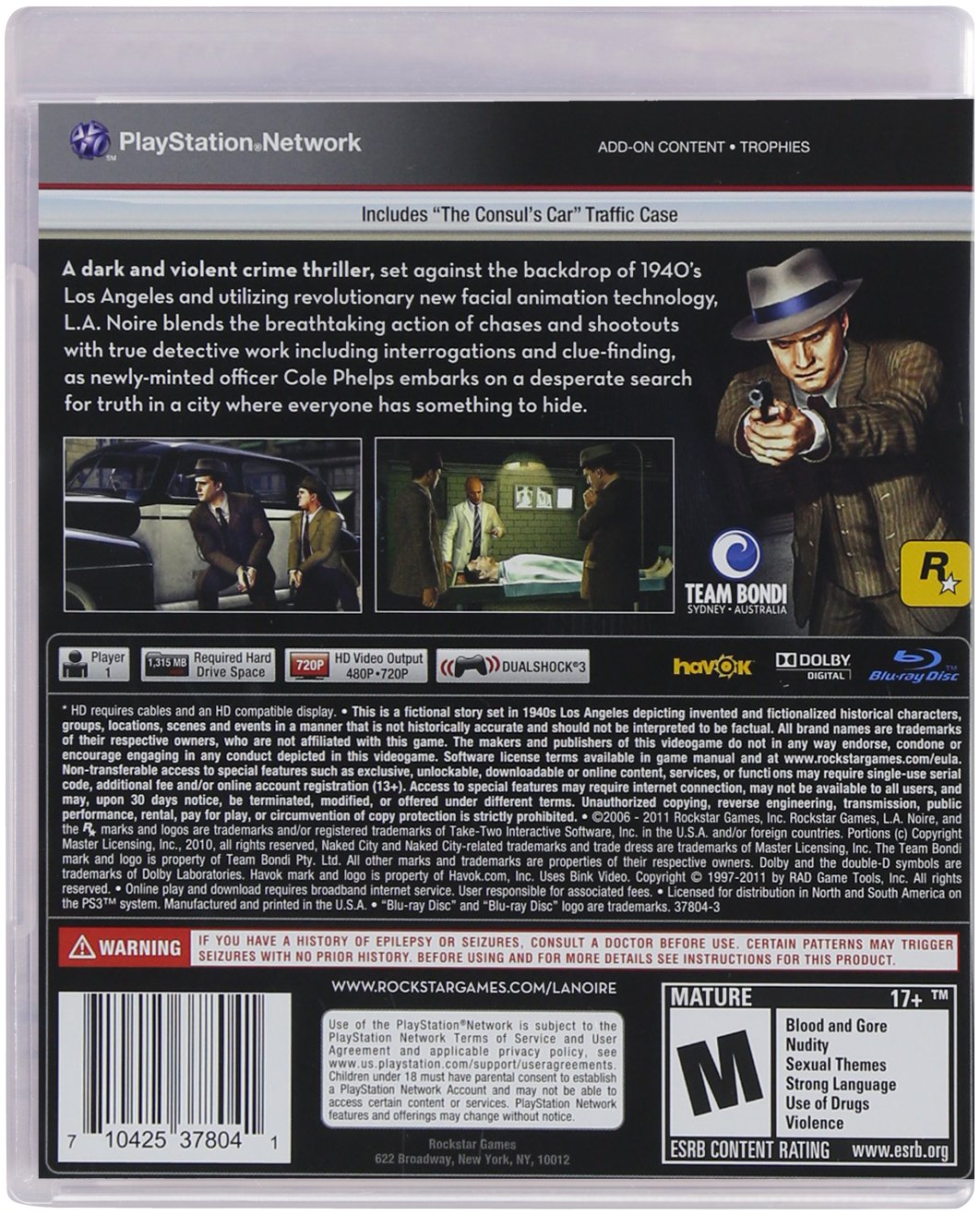 amazon la noire ps4