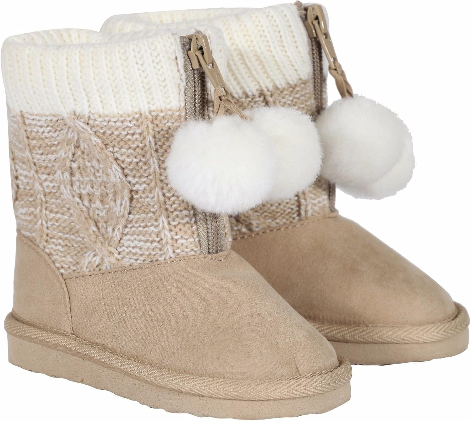 cream winter boots