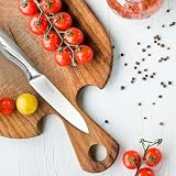 nuovva Kitchen Knife Set with Rotating Stand 7 pcs Sharp Stainless Steel view 8