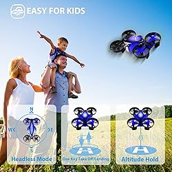 UNTEI 2 In 1 Mini Drones for Kids Remote Control