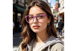 Trendy Blue Light Glasses Eyeglasses Frames for Men & Women, Stylish Frame, Computer Glasses #2420