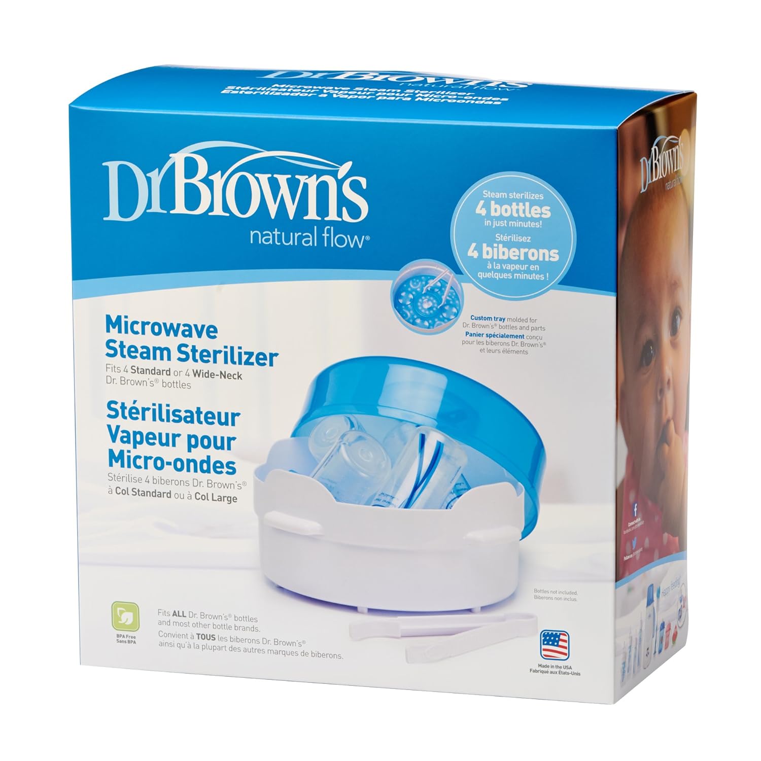 Philips Avent vs Dr. Brown’s Microwave Steam Sterilizer comparison mister