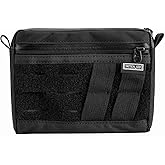 TACTICAL GEEK EDC Pouch Organizer, Nylon Multi-Functional Utility EDC Bag, Multi-Purpose Molle EDC Gadget Organizer, Multitools Pocket Organizer for Daily Carry