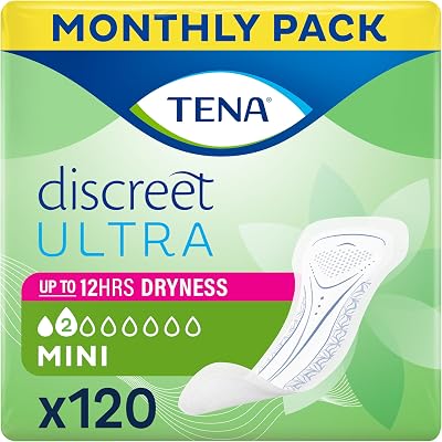 TENA Discreet Ultra Pads Mini Light Bladder Leaks 6x20p