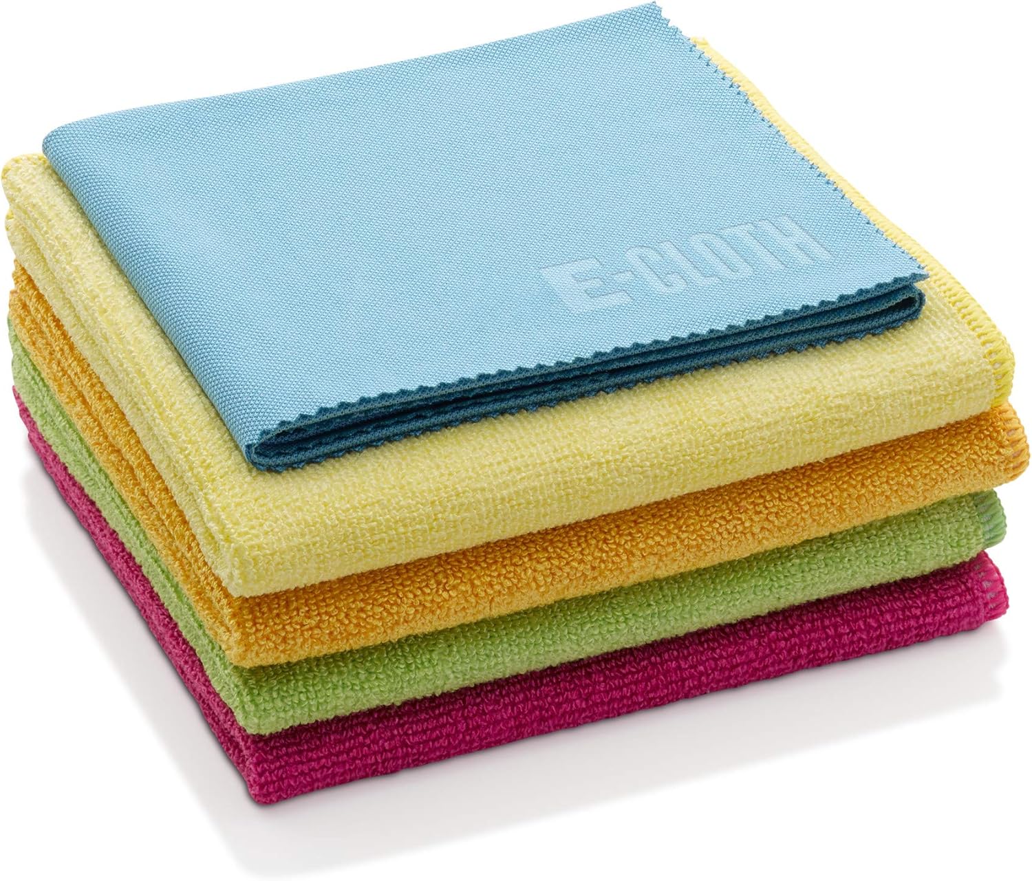 E-Cloth Starter Cleaning Pack, Microfiber, Assorted Colours, 5 Cloth Set, 1 Pack: Home & Kitchen