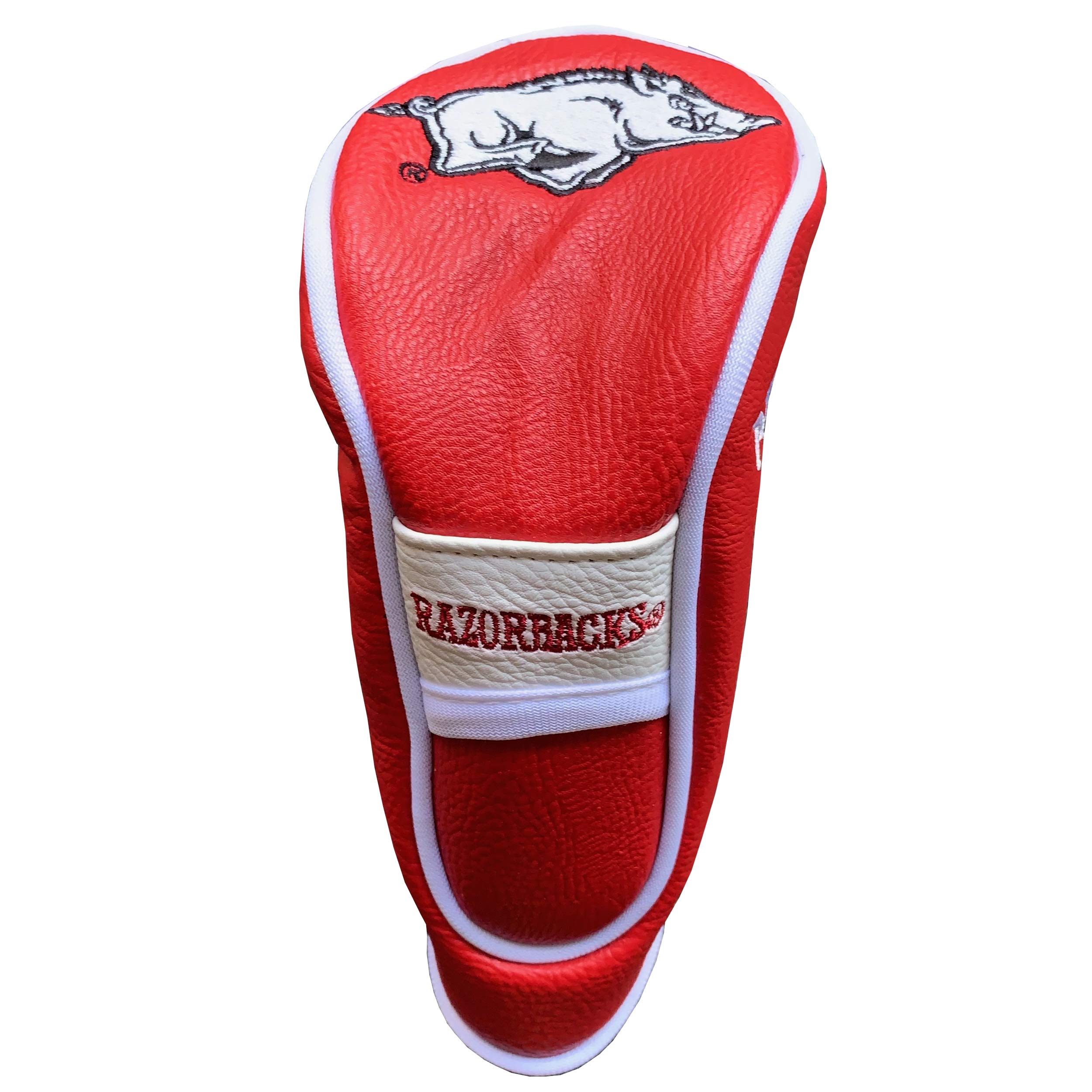 Team Golf NCAA Arkansas Razorbacks Hybrid Head Cover Hybrid Golf Club Headcover, Hook-and-Loop Closure, Velour lined for Extra Club Protection