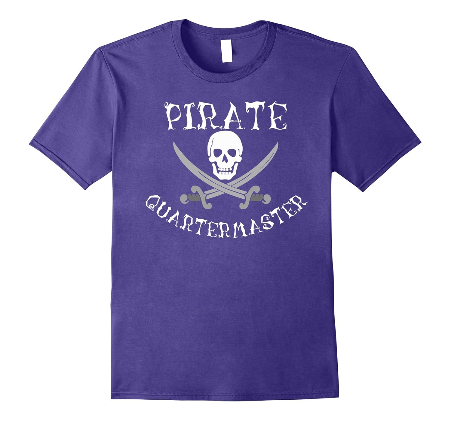 Pirate Quartermaster Shirt Skull And Swords Halloween Tee-ANZ