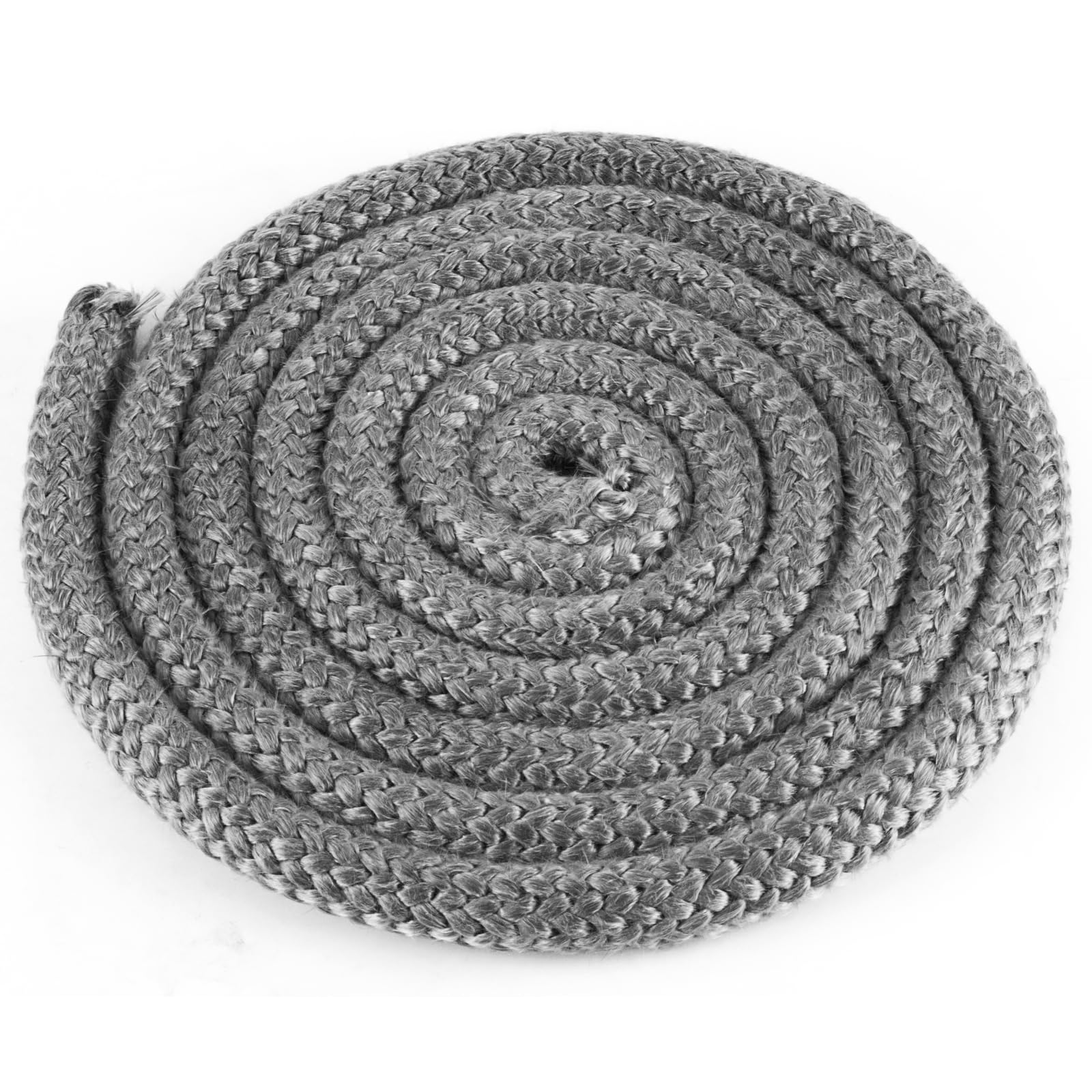 Photo 1 of Wood Stove Door Gasket, 3/4" Wood Stove Gasket Rope Seal for Woodburning Stoves, Heat Resistance Fiberglass Gasket Replacement for Wood Stoves and Fireplaces(3/4" x 98" Rope)