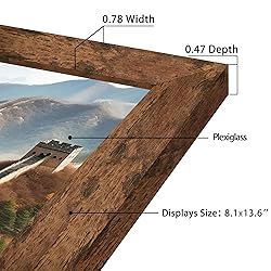 Picrit 8.5 x 14 Frame, Photo Frame for Wall