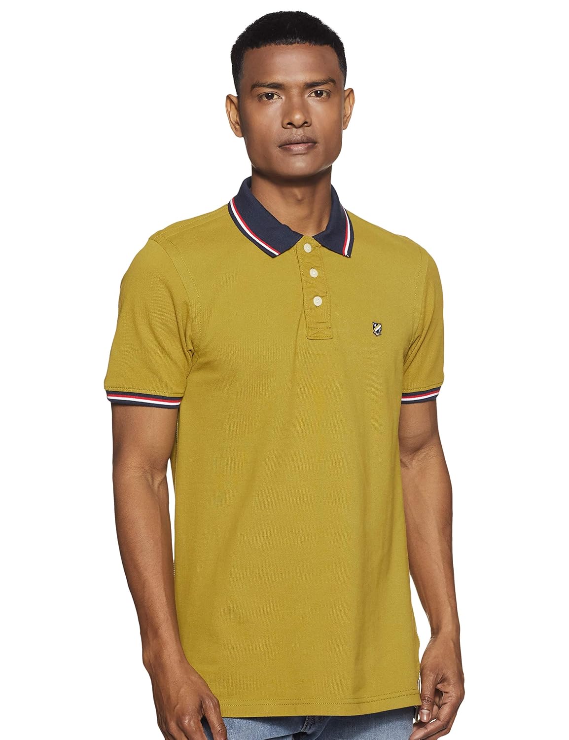 Men's Solid Regular Fit Polo