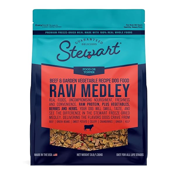 STEWART RAW MEDLEY FREEZE DRIED RAW DOG FOOD...