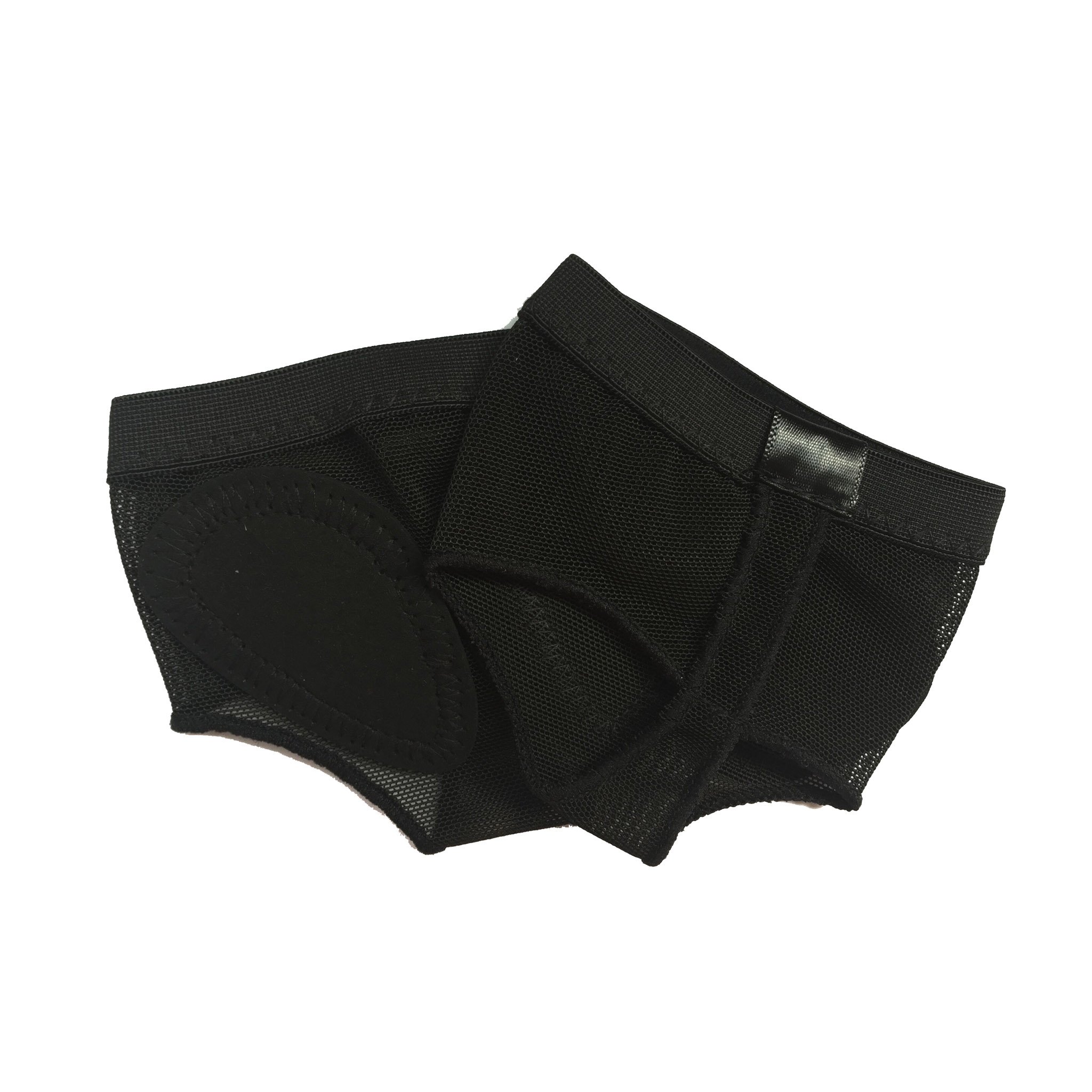 Baisdan Foot Thongs for Dance, 1 Pairs Anti-Slip Half Sole Forefoot Belly Lyrical Dance Paws Pad Foot Thongs Shoes Socks Suitable for Jazz Ballet Modern Dancing Wear Black M