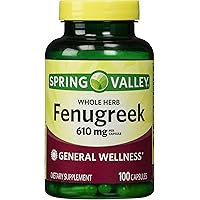 Spring Valley - Fenugreek 610 mg, 100 Capsules