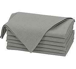 Ruvanti Linen Napkins Set of 6, 18x18 Cloth