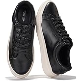 Project Cloud Mens Sneakers - Eco-Friendly Leather Memory Foam Insole Dress Shoes for Men Non Slip Laced-Up Water-Resistant Mens Casual Shoes - Dress Sneakers 2026 (Tilton)