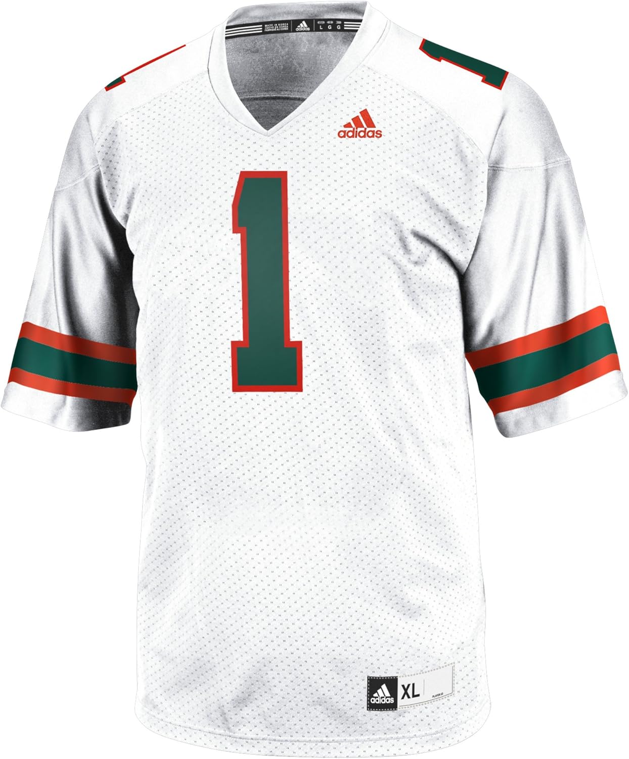 adidas NCAA Miami Hurricanes Men's Replica Football Jersey