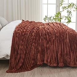 NEWCOSPLAY Super Soft King Blanket Coffee Premium