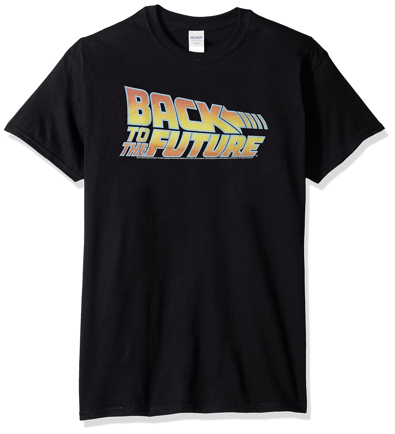 Back To The Future Movie Classic Logo Adult T Shirt 3301 | Kitilan